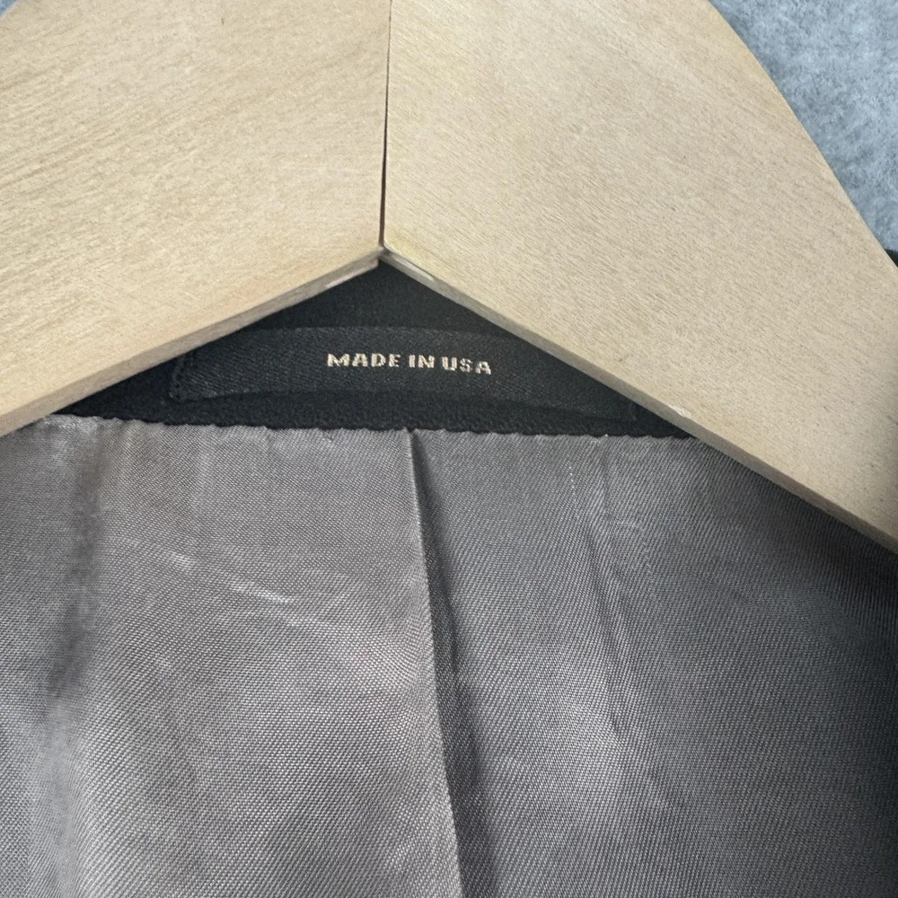 Hart Schaffner Marx Blazer Mens 41R Black Loro Piana‎ Cashmere Sport Coat USA